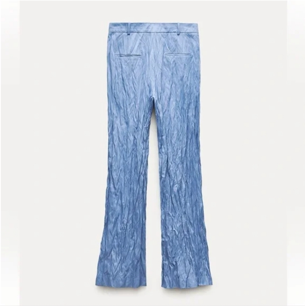 WRINKLED PLEATED PANTS SIZE M - Picture 6 of 7